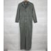 Faherty Womens Overland Twill Jumpsuit Small Olive Green Utility Flight FLAWED