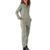 Faherty Womens Overland Twill Jumpsuit Small Olive Green Utility Flight FLAWED