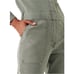 Faherty Womens Overland Twill Jumpsuit Small Olive Green Utility Flight FLAWED