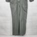 Faherty Womens Overland Twill Jumpsuit Small Olive Green Utility Flight FLAWED