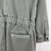 Faherty Womens Overland Twill Jumpsuit Small Olive Green Utility Flight FLAWED