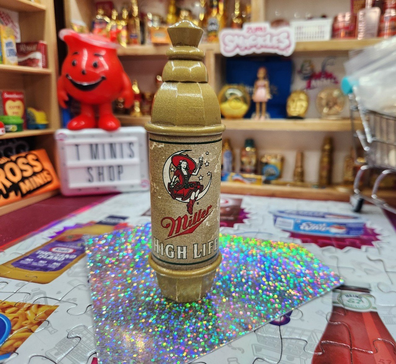 Miller lite High Life beer tap handle