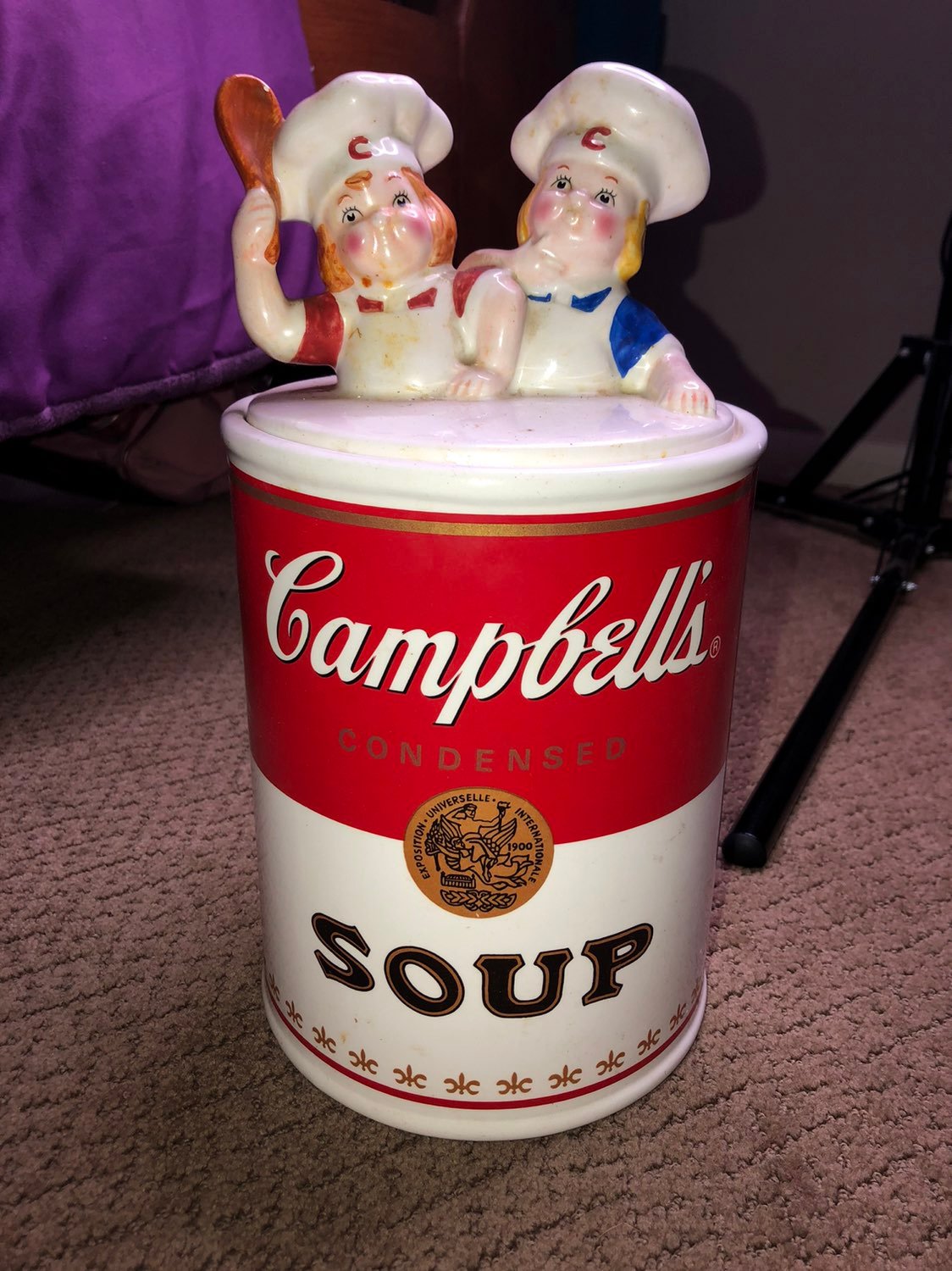 Vintage 1998 Campbell's Soup Cookie Jar