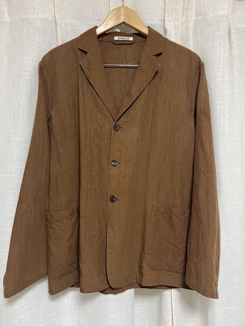 ー品販売  AURALEE WASHED Other 3 JACKET LINEN ジャケット・アウター