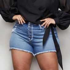 Good American Bombshell High Waist Shorts, 24W