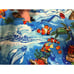 Men's Aloha Republic Multi Tropical Sea SS Button-Down Shirt S Made in Hawaii