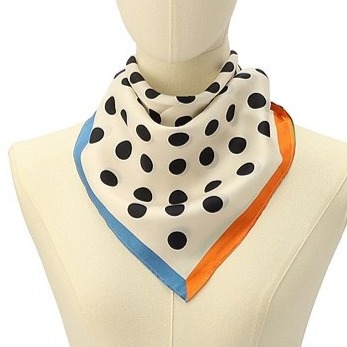 Kate Spade New York Women's Breezy Dot Silk Bandana Scarf