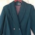 Vintage Green Wool Coat