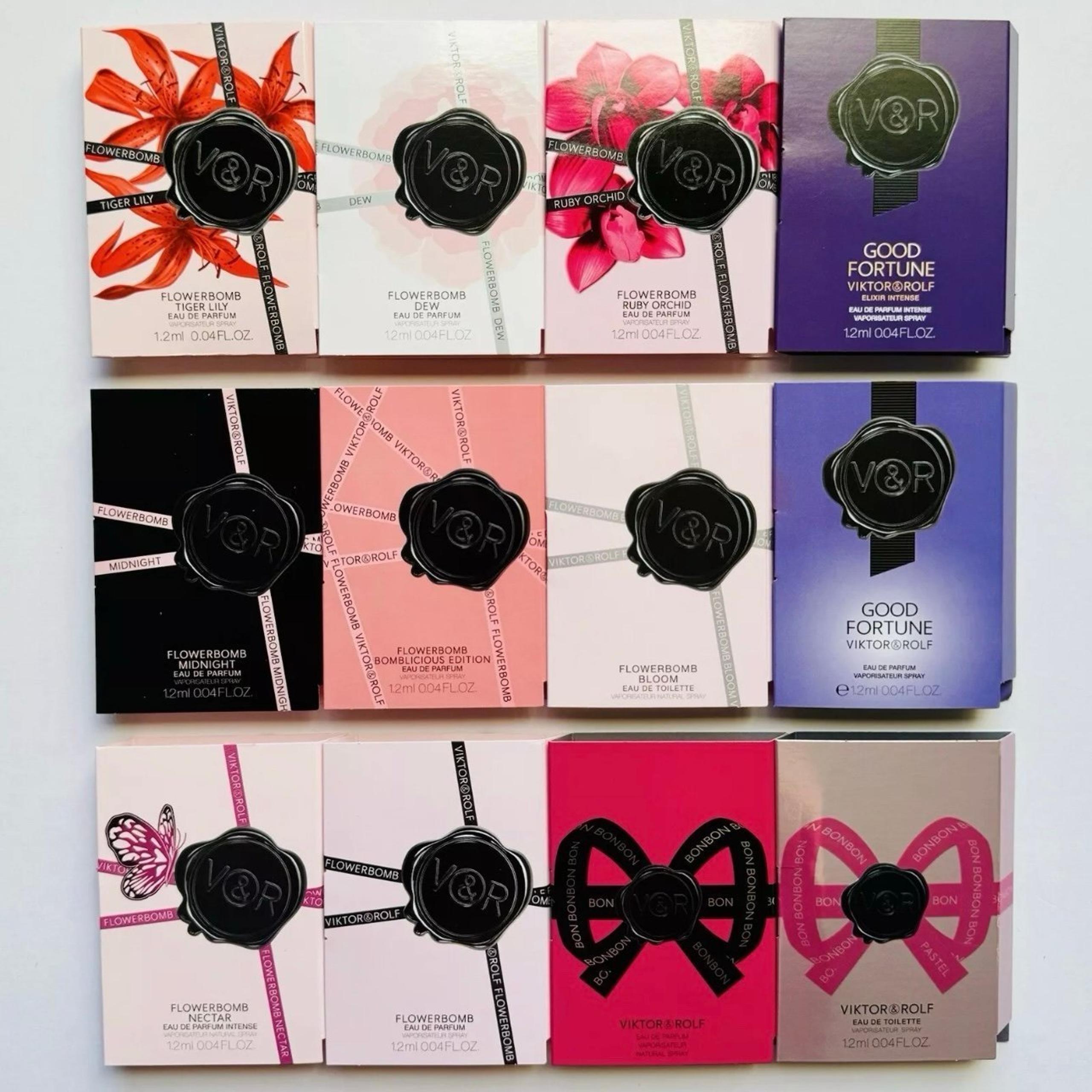 Viktor & Rolf Perfume Collection Sample Spray Vial 12pc Set