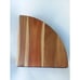 Marcellin Acacia Magnetic Wood Knife Block Without Knives Holds up to 10 Knives