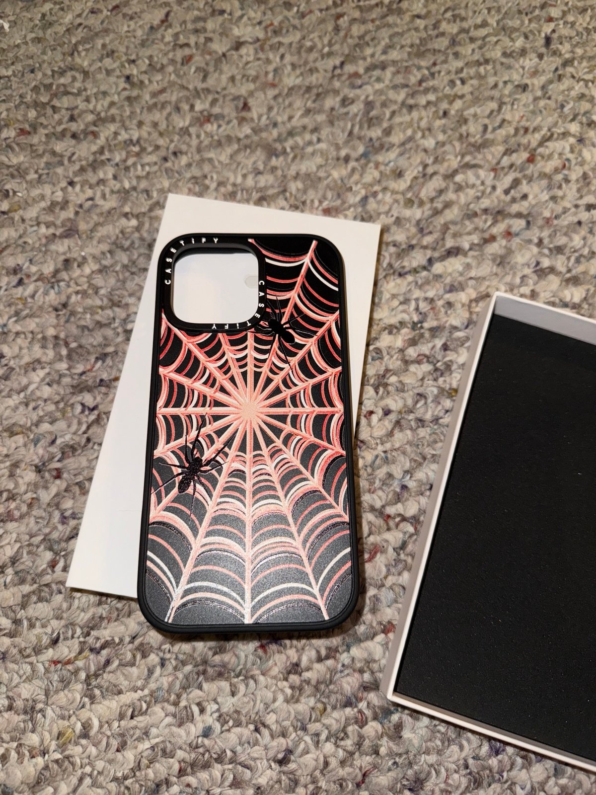 Casetify Halloween spiderweb iPhone 16 pro max phone case