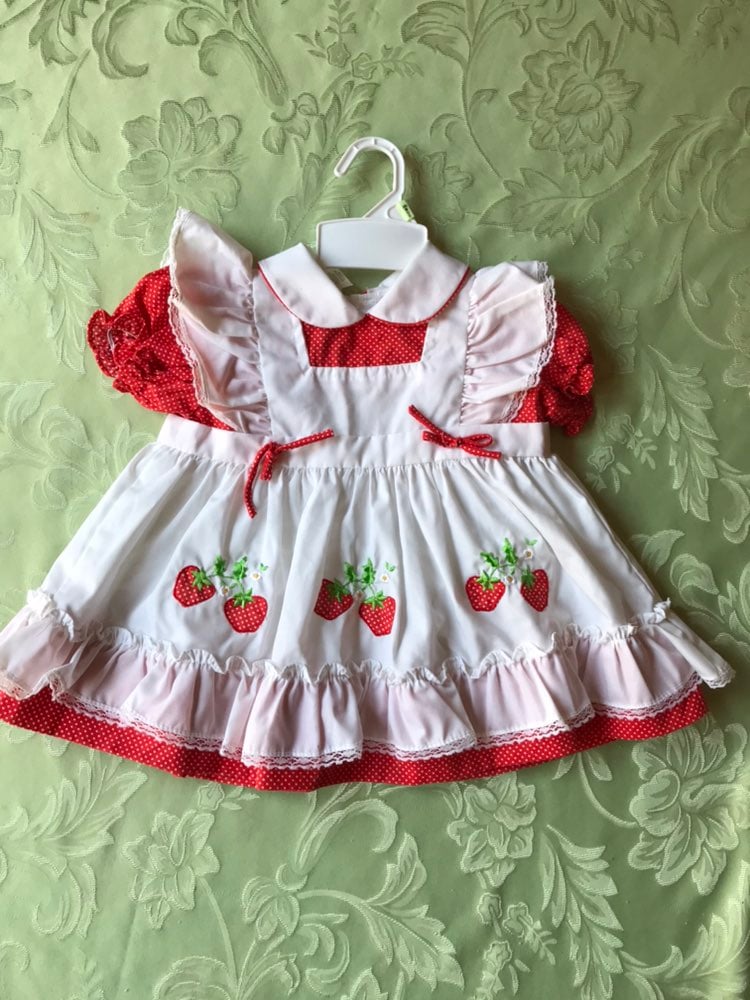 VTG Strawberry Dress