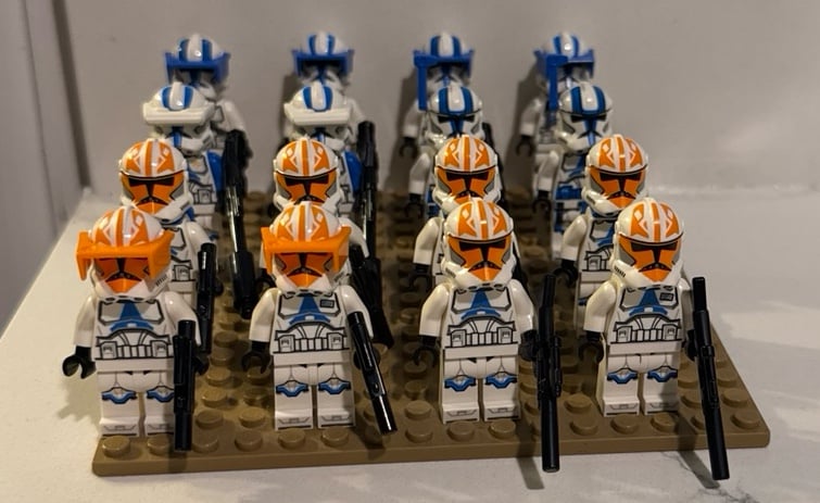Lego Star Wars 501st and 332nd clone lot