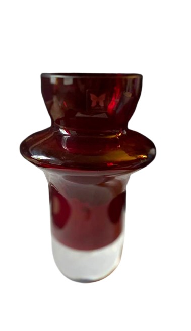 Waterford Marquis Rumba Dark Red Vase 10