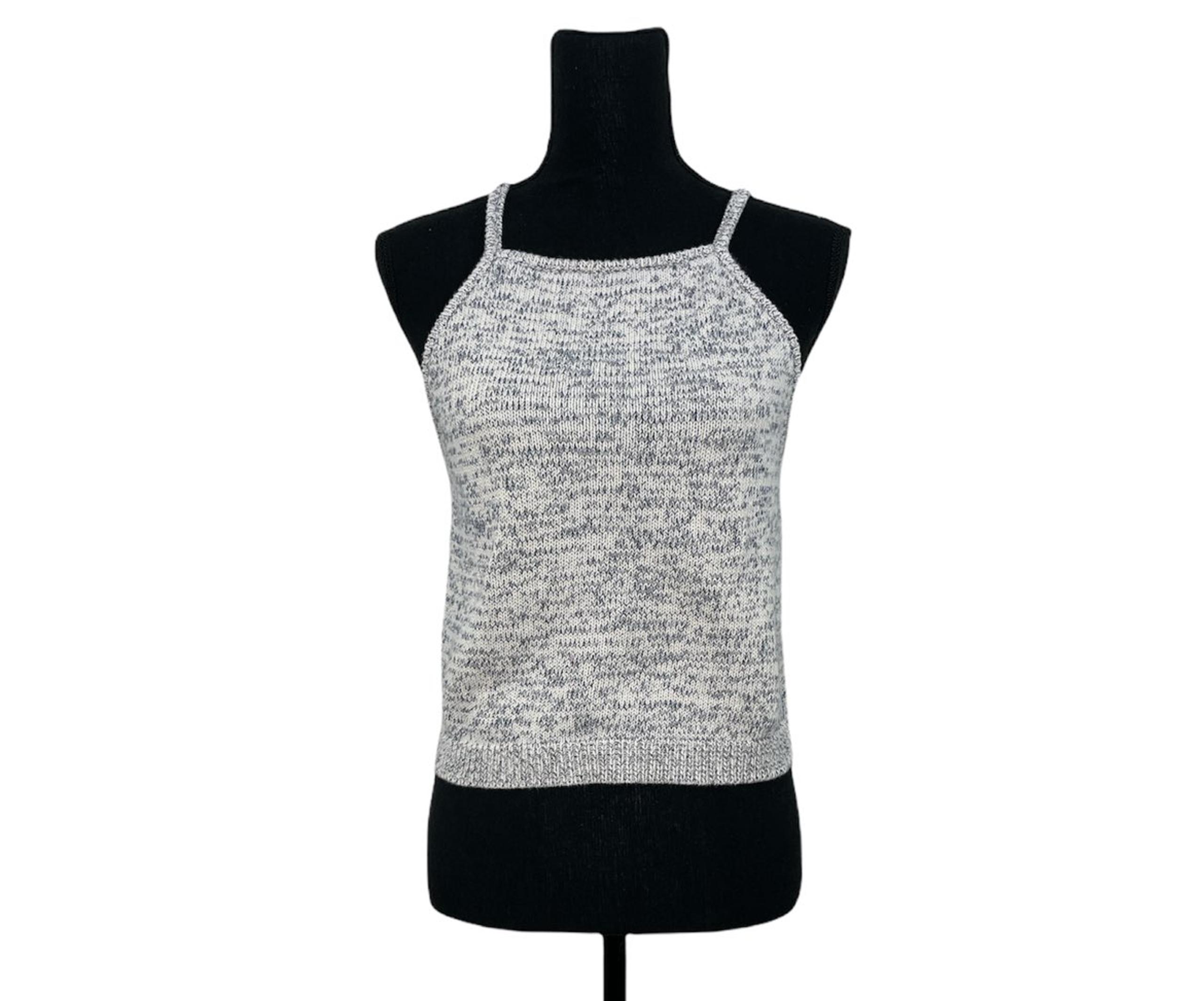 Kendall & Kylie Knit Square Neck Crop Top
