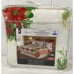 Mainstays King 3pc Quilt & Sham Set - Poinsettia - Christmas