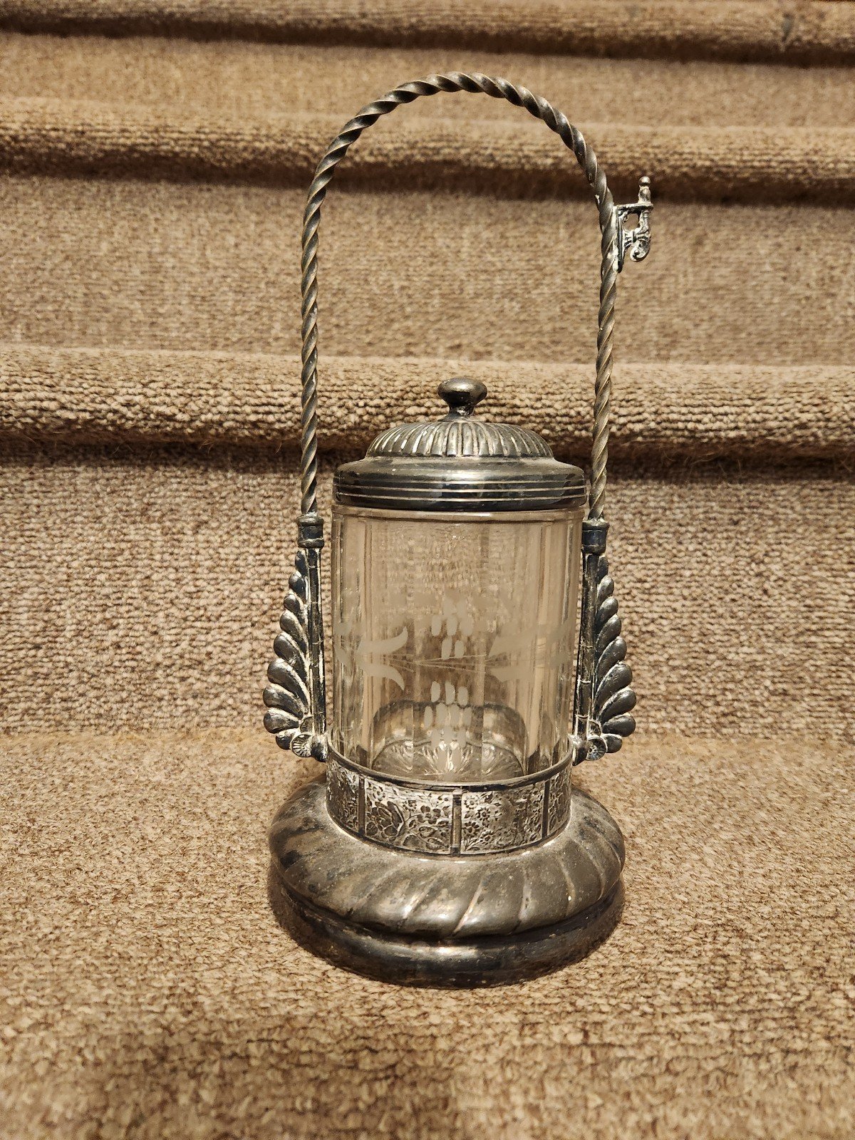 Antique Pickle Hanging Jar