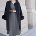Nolley's Sophi Angora Fox Fur Coat, Size 38 (M)
