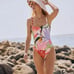 NWT Sanctuary Tropical One-Piece Swimsuit | S