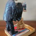 Lauren Marems Photography Sculpture Figurine Chalkware Card Holder 1987 Vintage