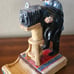 Lauren Marems Photography Sculpture Figurine Chalkware Card Holder 1987 Vintage