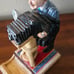 Lauren Marems Photography Sculpture Figurine Chalkware Card Holder 1987 Vintage