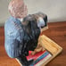 Lauren Marems Photography Sculpture Figurine Chalkware Card Holder 1987 Vintage