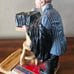 Lauren Marems Photography Sculpture Figurine Chalkware Card Holder 1987 Vintage