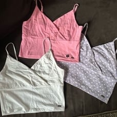 Hollister set of three must-have collection, size large three Cami/tank tops.