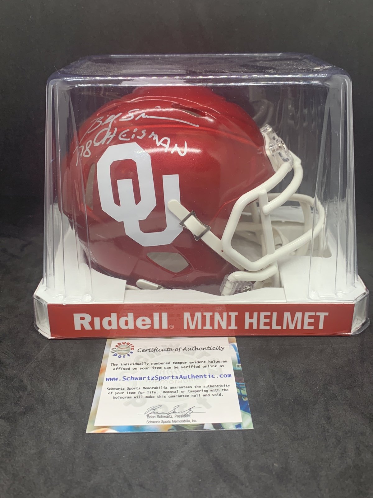 Oklahoma mini helmet
