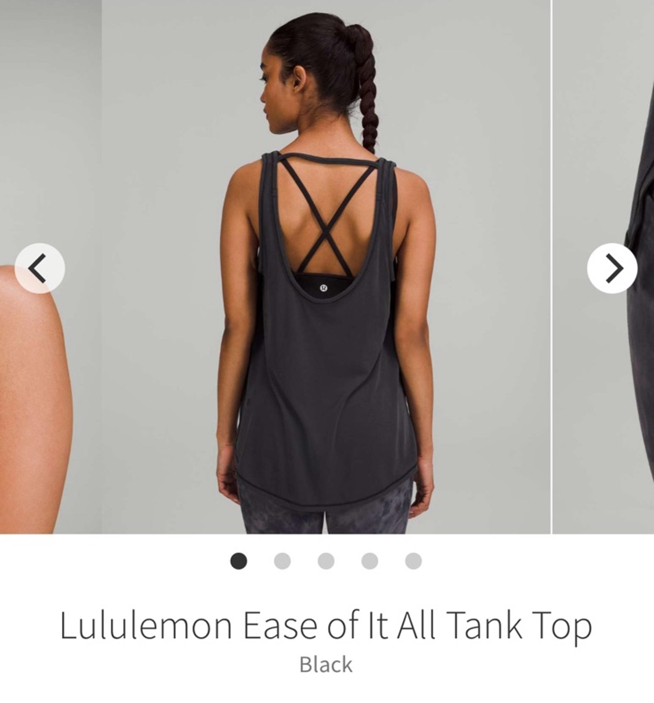 Lululemon Ease Of It All Tank Top size 12
