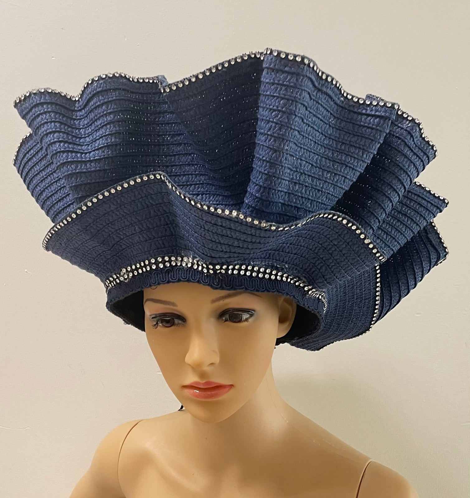 Handmade Style Women’s Hat Navy Blue