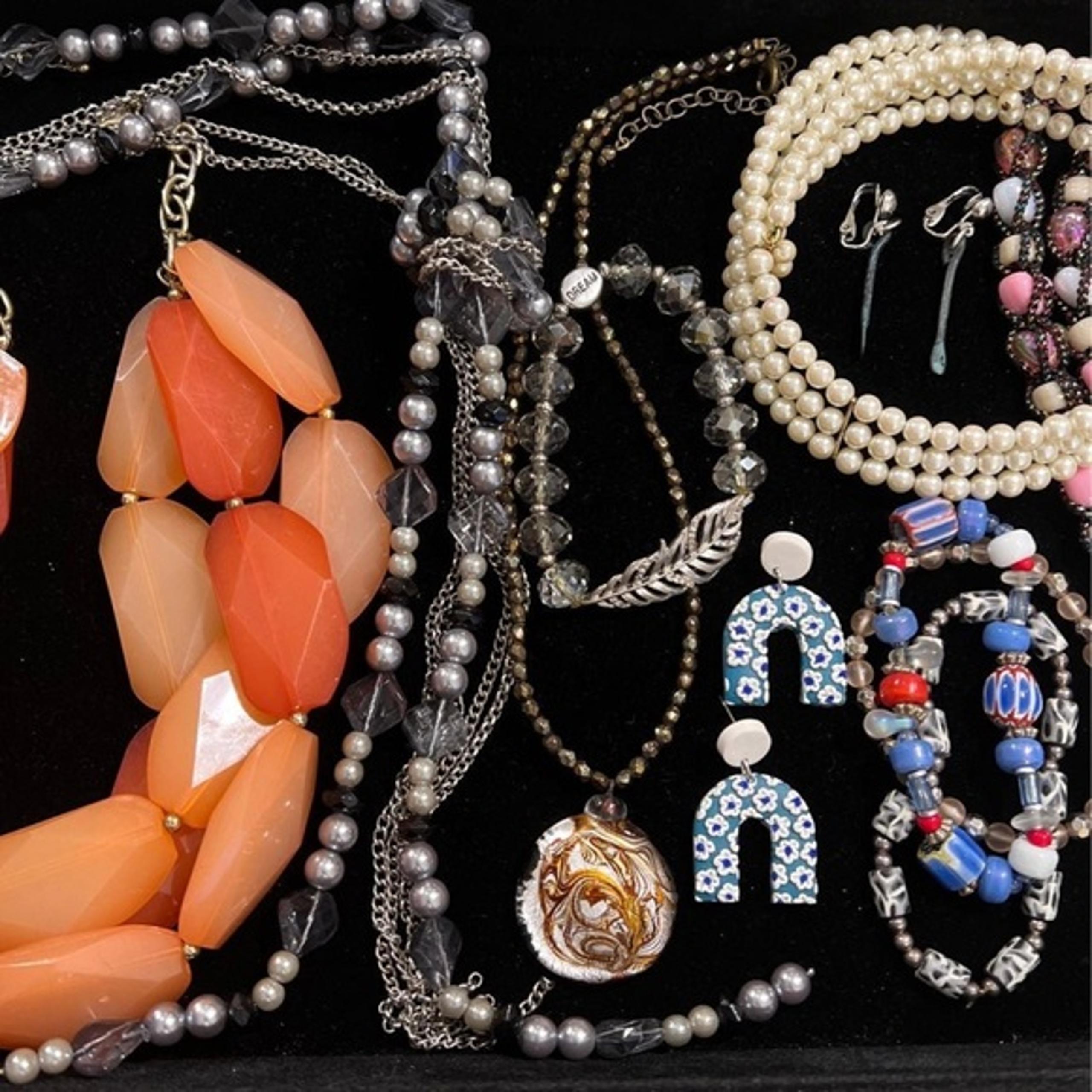 Jewelry Lot bundle earrings necklace statement boho hand made