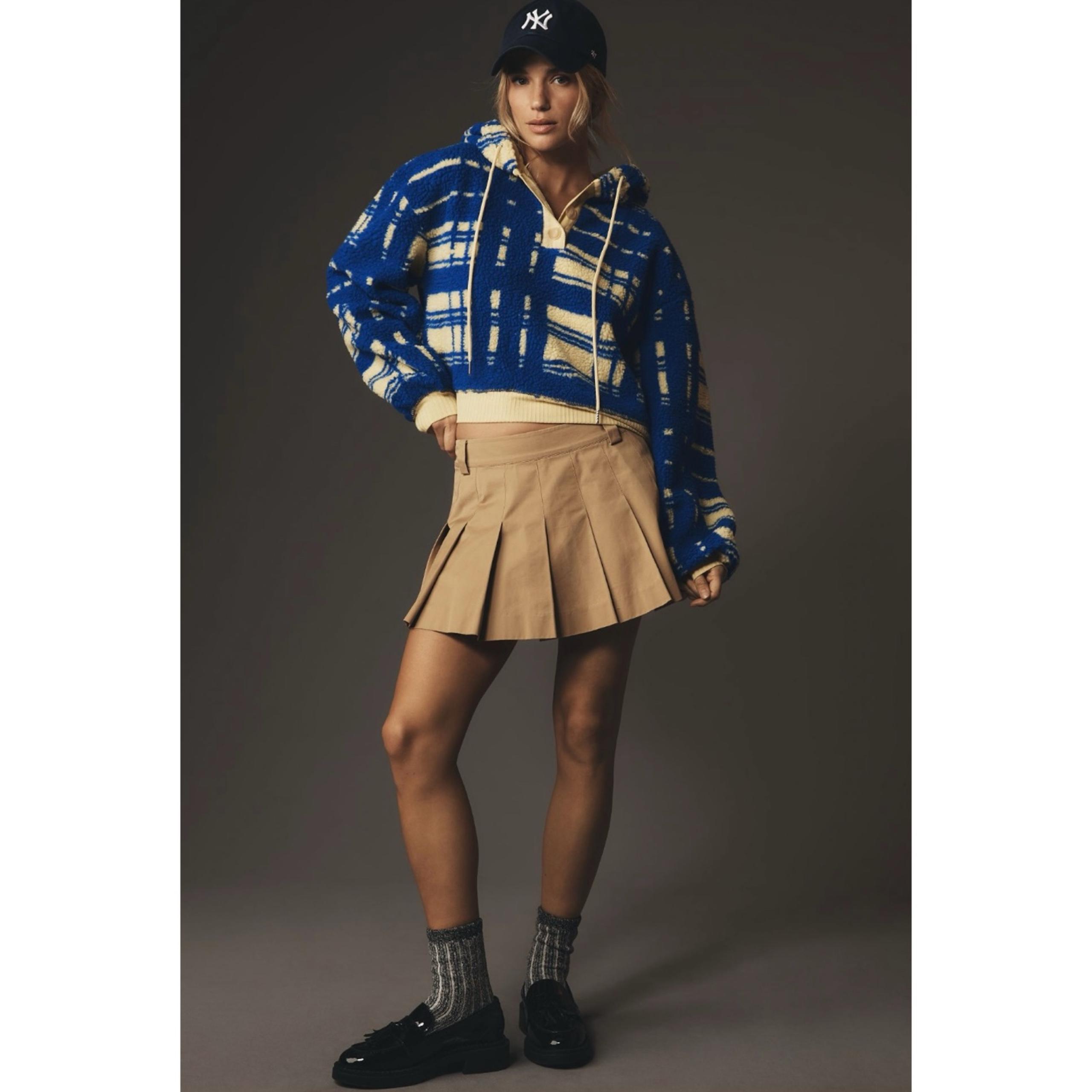 Anthropologie Porridge Quinn Sherpa Fleece Hoodie