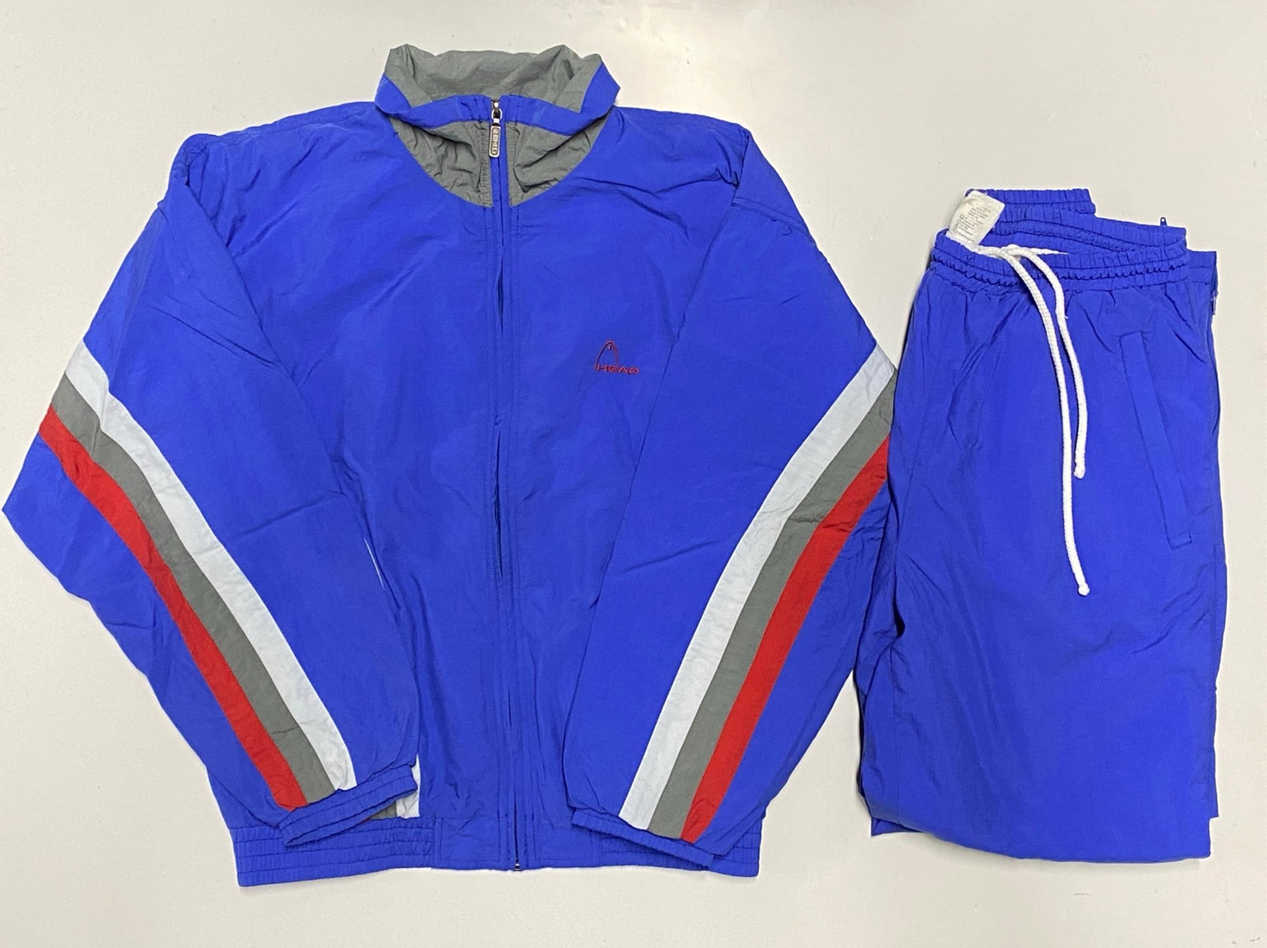 Vintage 90’s/80’s Head TrackSuit Sportswear Wind breaker Pant & Jacket Set Mens