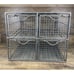 Vintage Galvanized Wire Mesh Locker Drawers Organizer Farmhouse Industrial