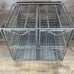 Vintage Galvanized Wire Mesh Locker Drawers Organizer Farmhouse Industrial