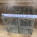 Vintage Galvanized Wire Mesh Locker Drawers Organizer Farmhouse Industrial