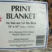 Vintage Leopard Animal Print Blanket Full / Twin Size Owen Basics 72 X 90 NEW