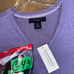 Banana Republic NWT! Men'S Lavanda Silk Linen V-Neck Sweater Size XL