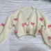 3D Pink Bow Cardigan