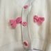 3D Pink Bow Cardigan