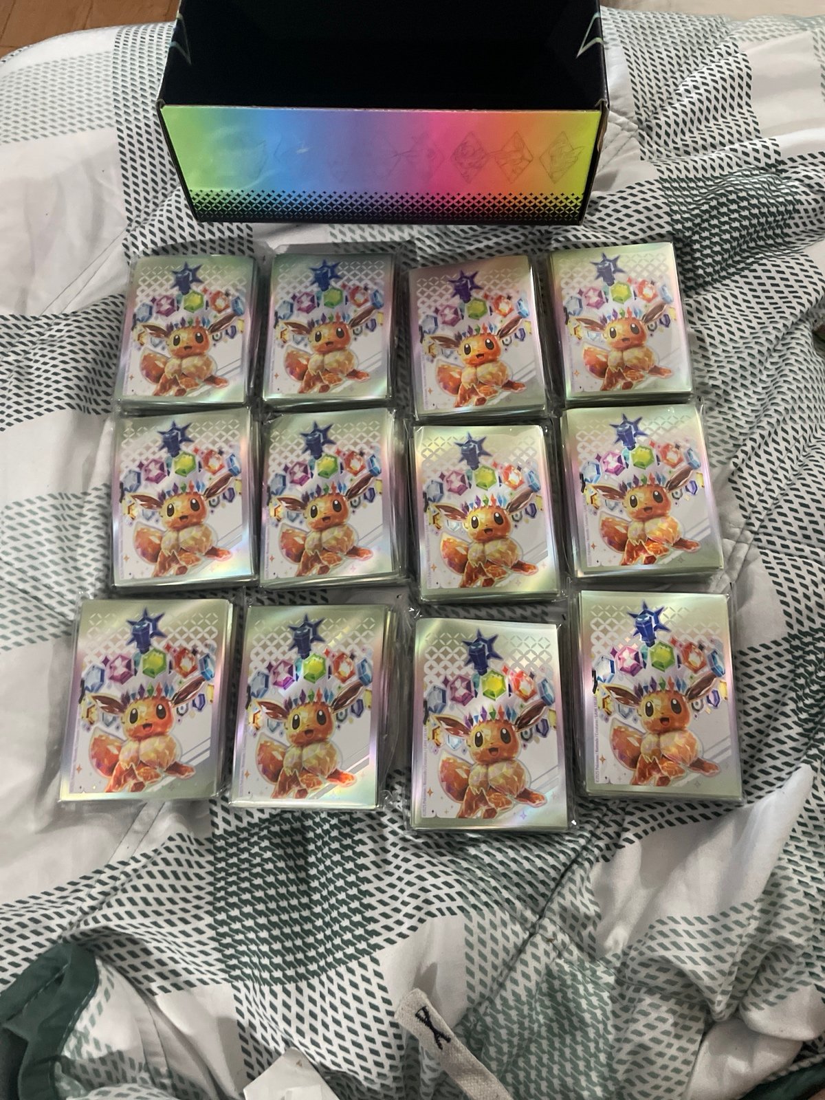 Pokemon prismatic card sleeves