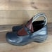 keen womens size 6 shoes blue leather slip on comfort loafers  Pre owned. No box
