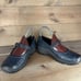 keen womens size 6 shoes blue leather slip on comfort loafers  Pre owned. No box