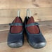 keen womens size 6 shoes blue leather slip on comfort loafers  Pre owned. No box