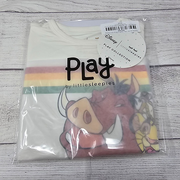 NIB Little Sleepies Disney Lion King Graphic Tee 18-24 months