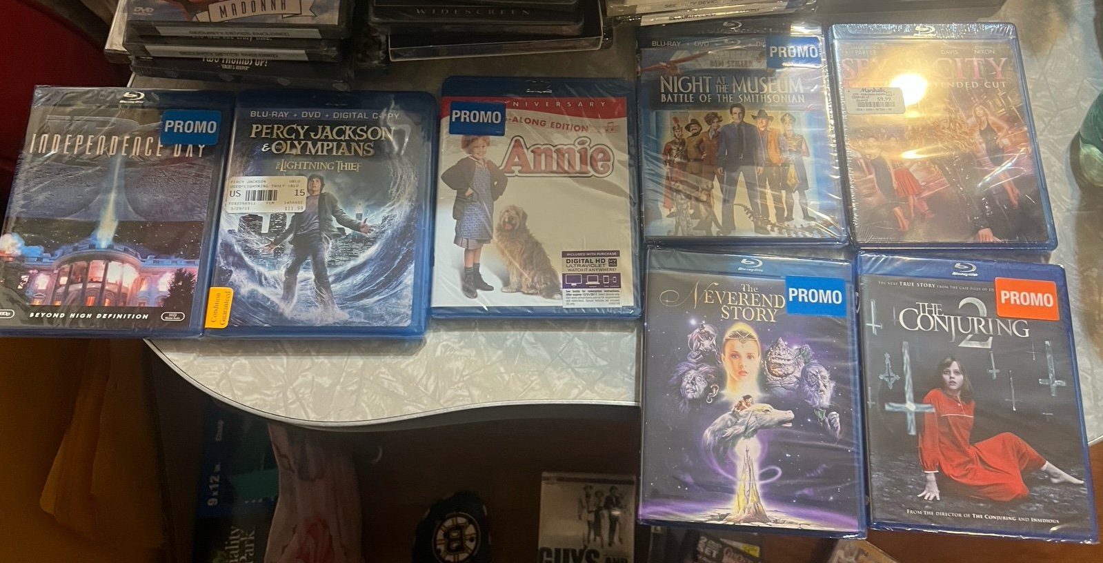 7 sealed blue ray dvds movies