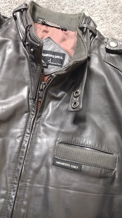 Vintage 80s Members Only Leather Jacket