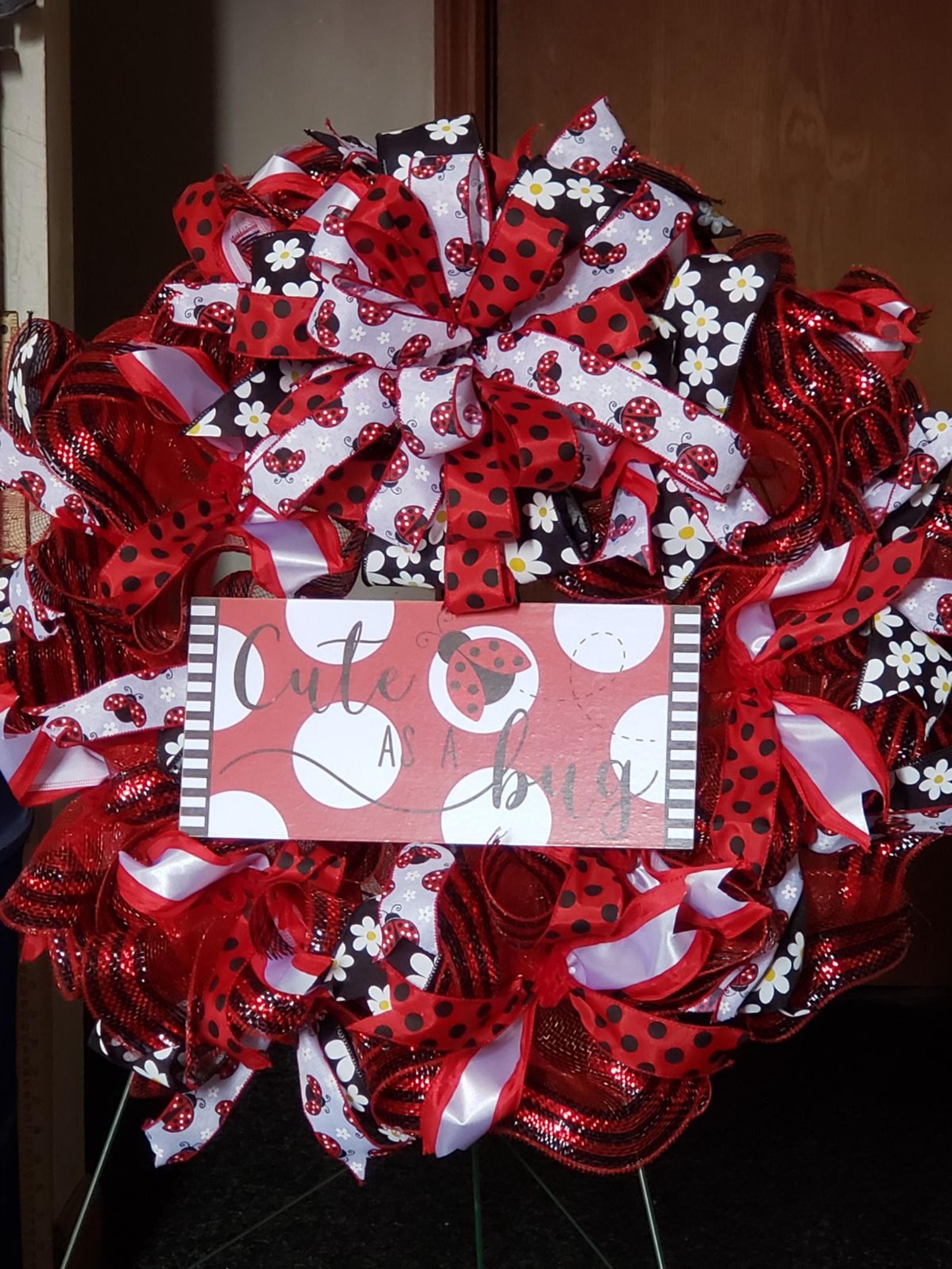 Lady Bug wreath